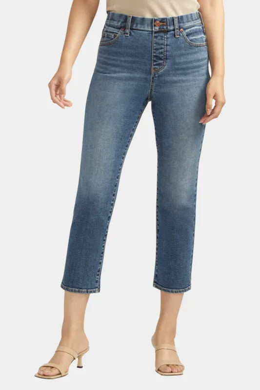 Jag Women's Valentina High Rise Straight Leg Cropped Jeans sold by Lord & Taylor