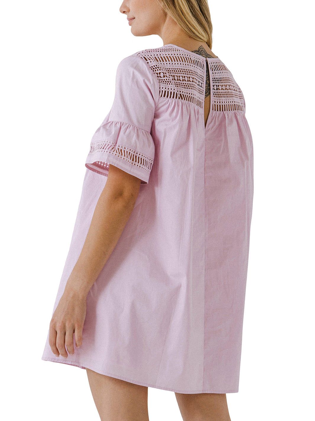 Lace Detail Mini Dress sold by Lord & Taylor product image thumbnail 8