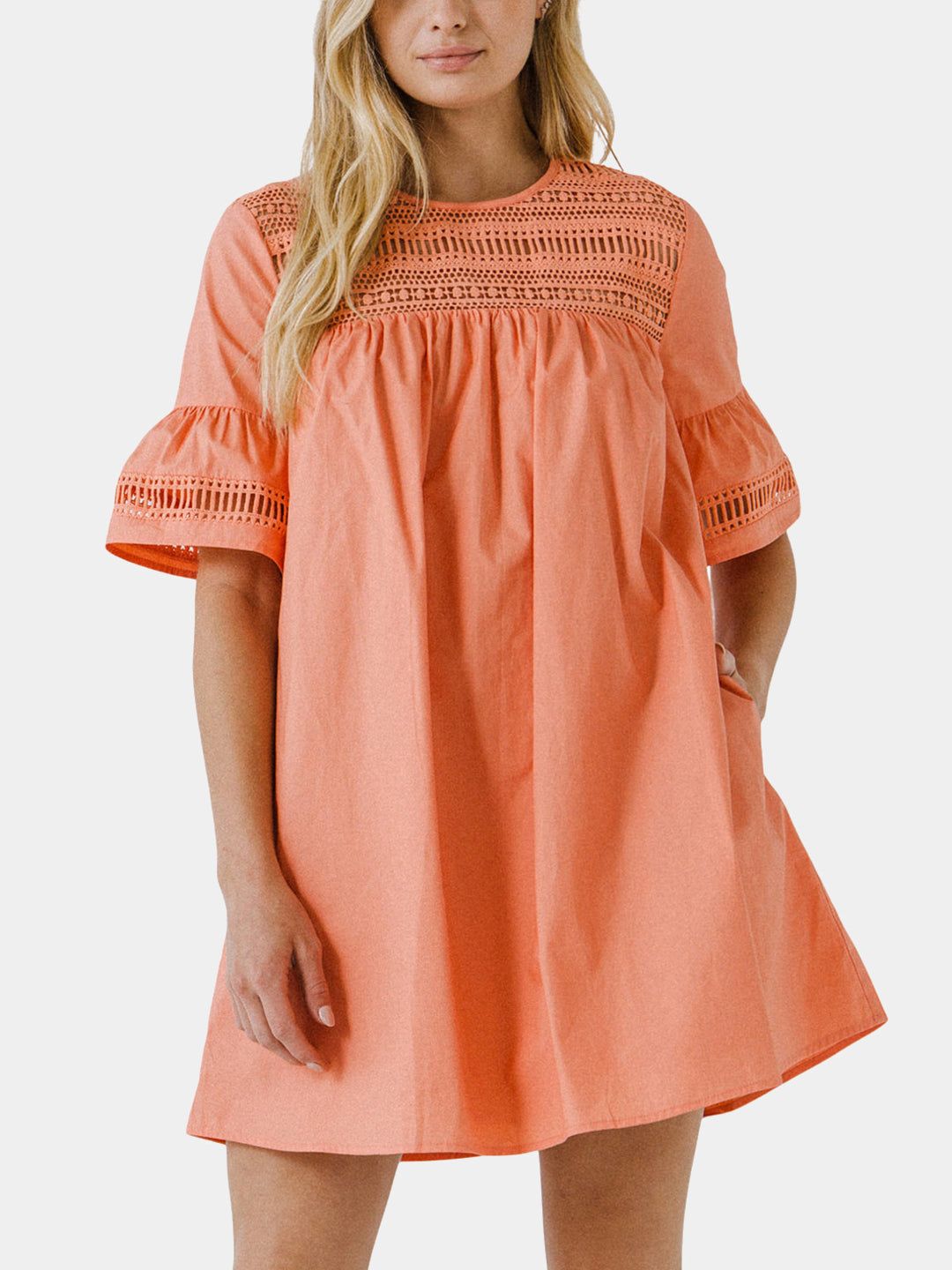 Lace Detail Mini Dress sold by Lord & Taylor product image thumbnail 12