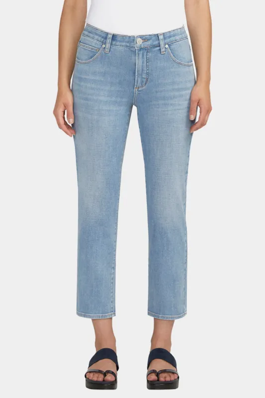 Jag Jeans Ruby Mid Rise Straight Cropped Jeans sold by Lord & Taylor