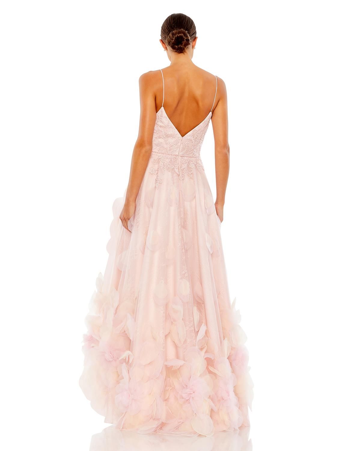 Embellished Floral High Low Sleeveless Gown sold by Lord & Taylor product image thumbnail 3