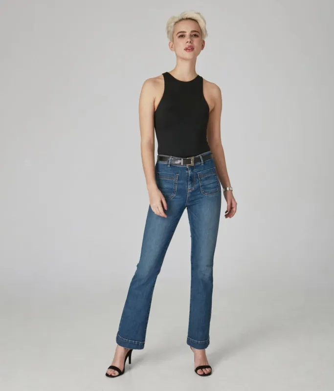 Lola High Rise Bootcut Jeans sold by Lord & Taylor