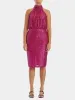 Sleeveless Mock Neck Cocktail Dress sold by Lord & Taylor