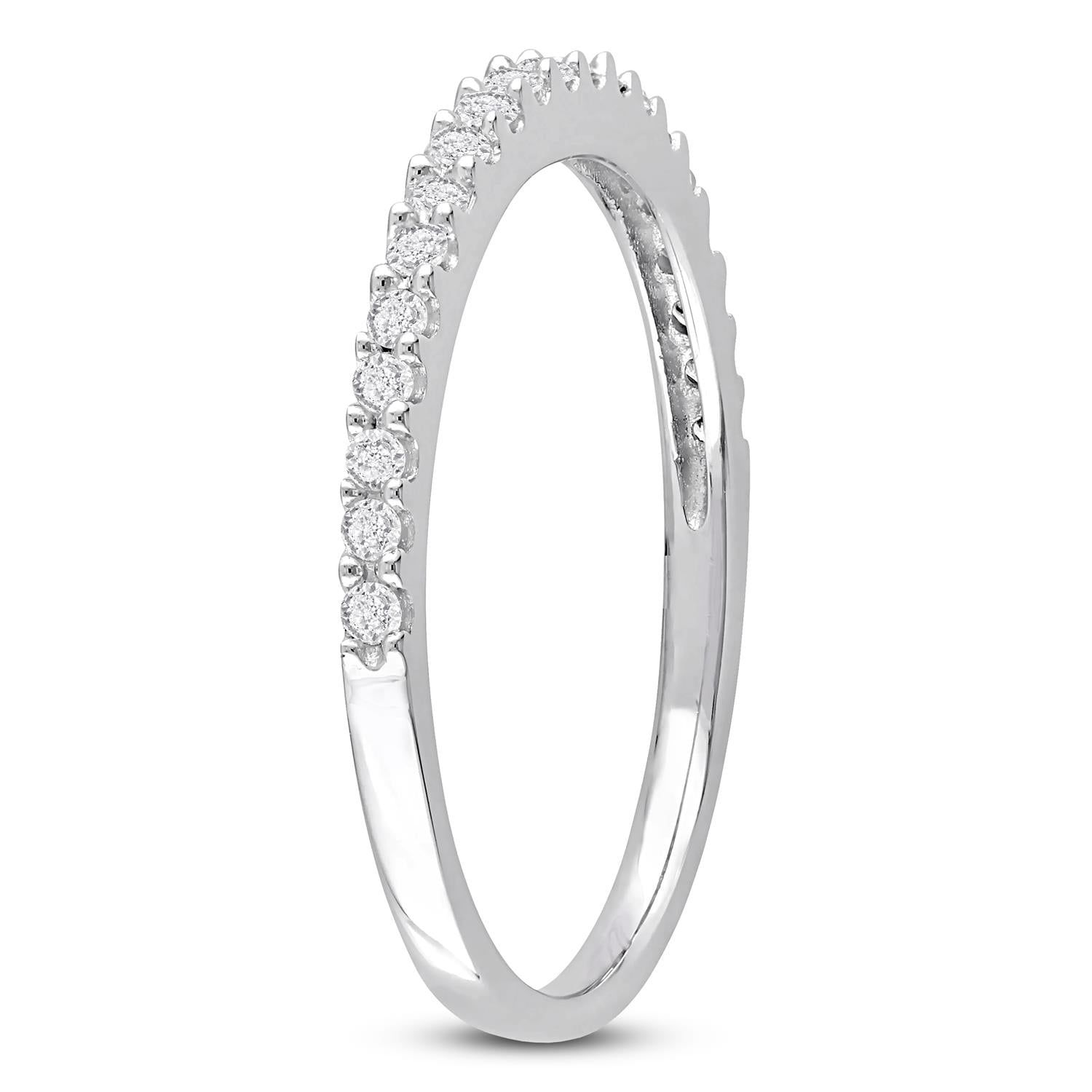 10k White Gold Diamond Ring sold by Lord & Taylor product image thumbnail 2