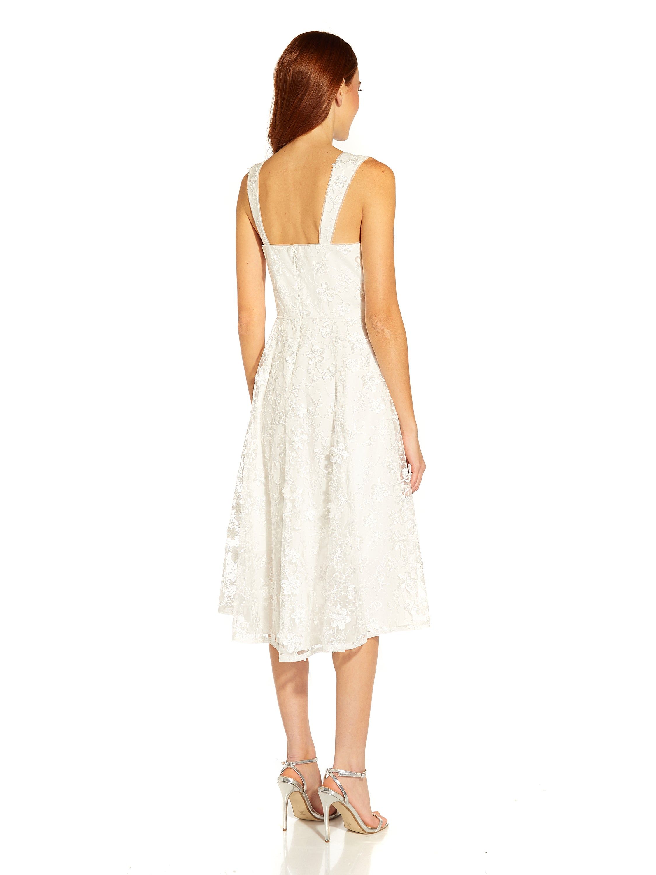 Ivory Lace Cocktail Dress sold by Lord & Taylor product image thumbnail 2