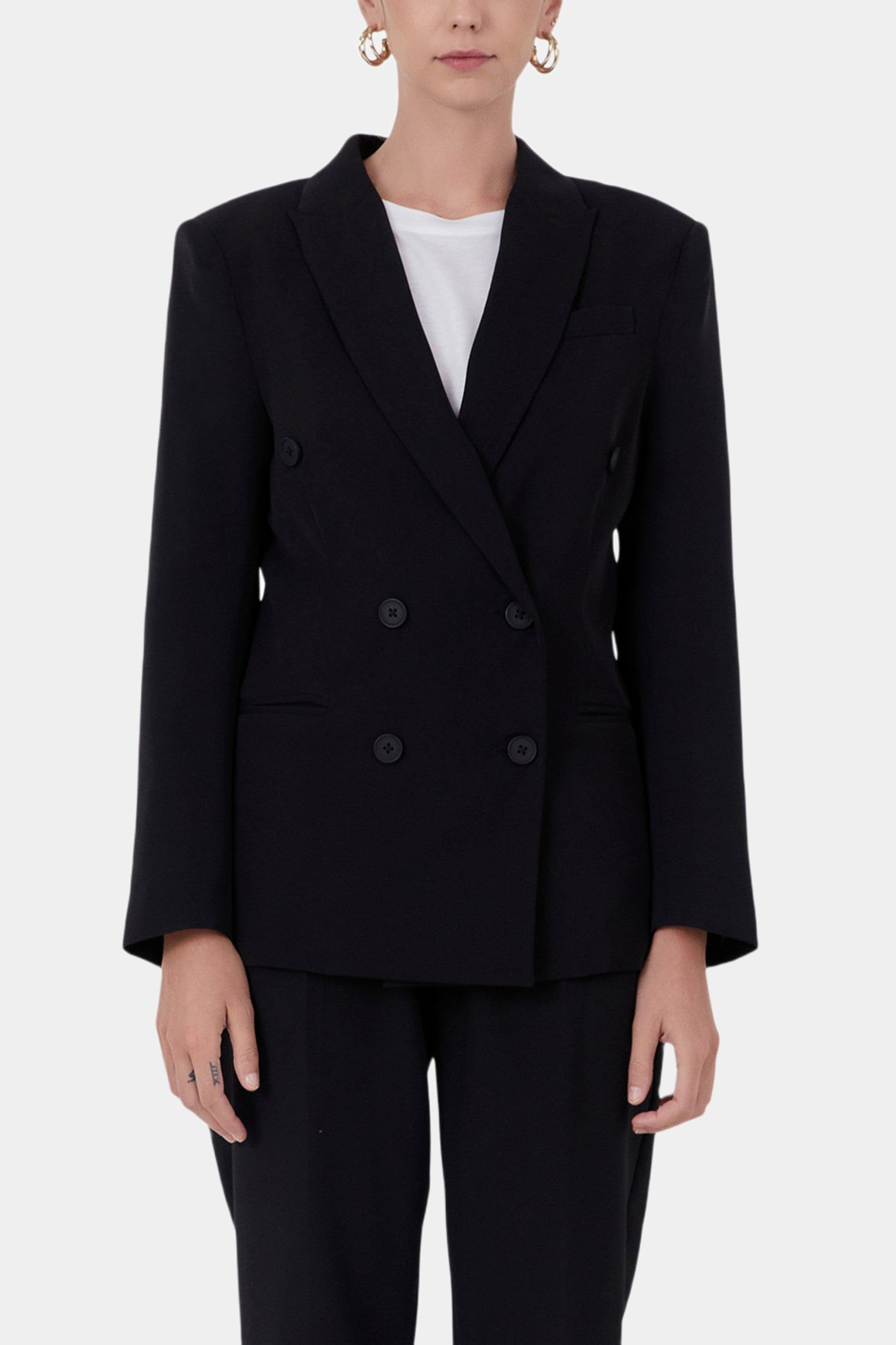 Double Breasted Basic Blazer sold by Lord & Taylor