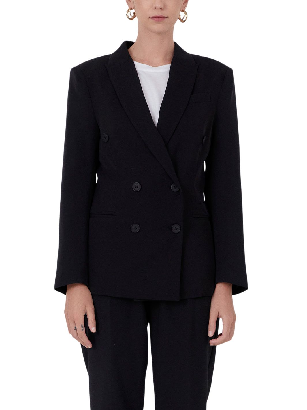 Double Breasted Basic Blazer sold by Lord & Taylor product image thumbnail 11
