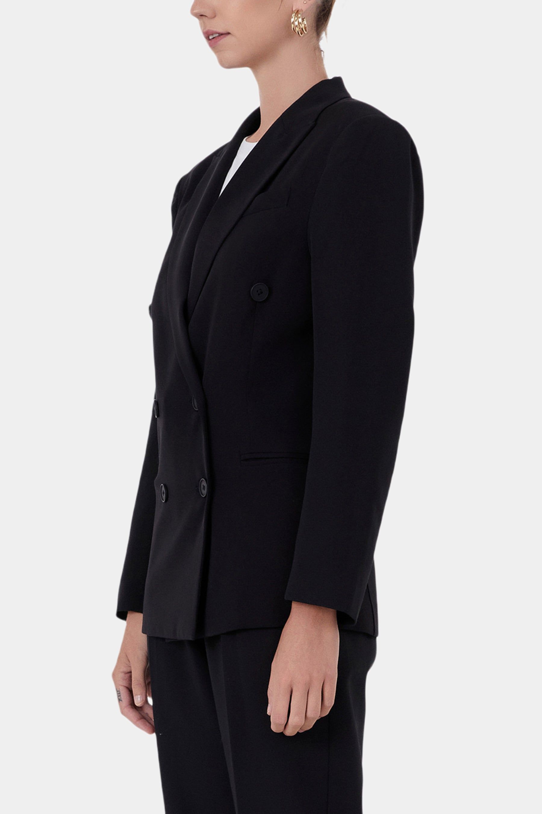 Double Breasted Basic Blazer sold by Lord & Taylor product image thumbnail 6