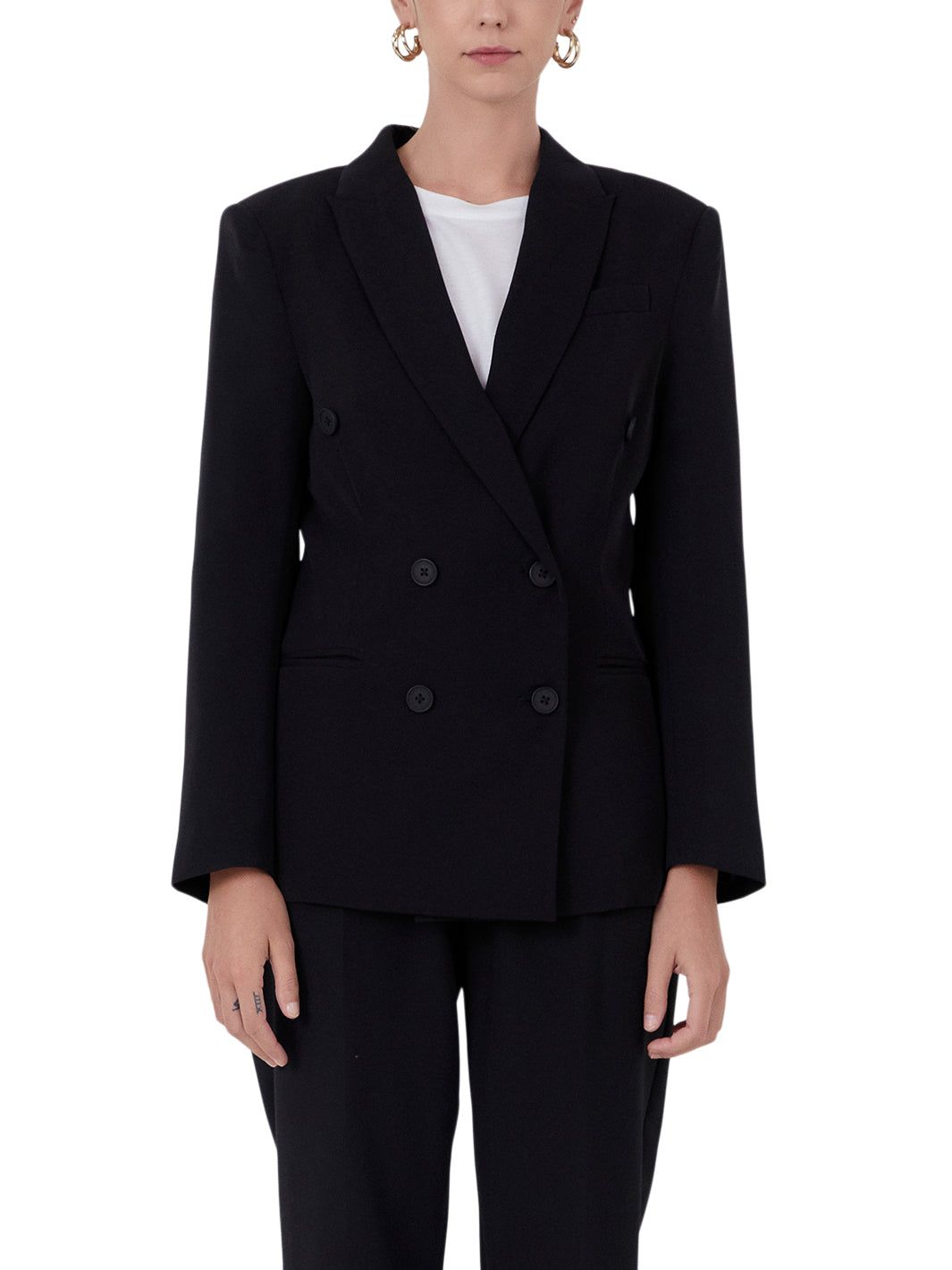 Double Breasted Basic Blazer sold by Lord & Taylor product image thumbnail 12