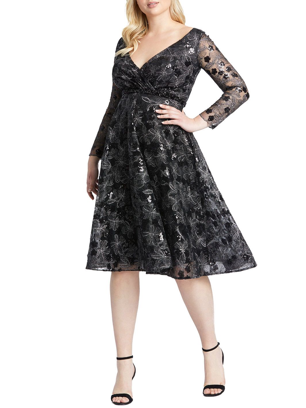 Long Sleeve Empire Knee Length Dress sold by Lord & Taylor