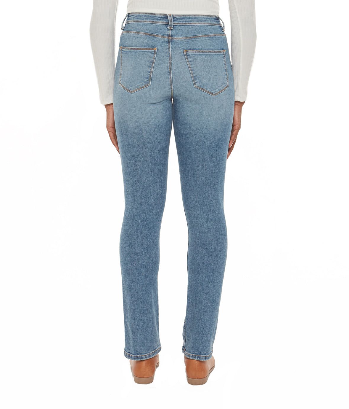 Kate High-Rise Straight Jeans sold by Lord & Taylor product image thumbnail 4