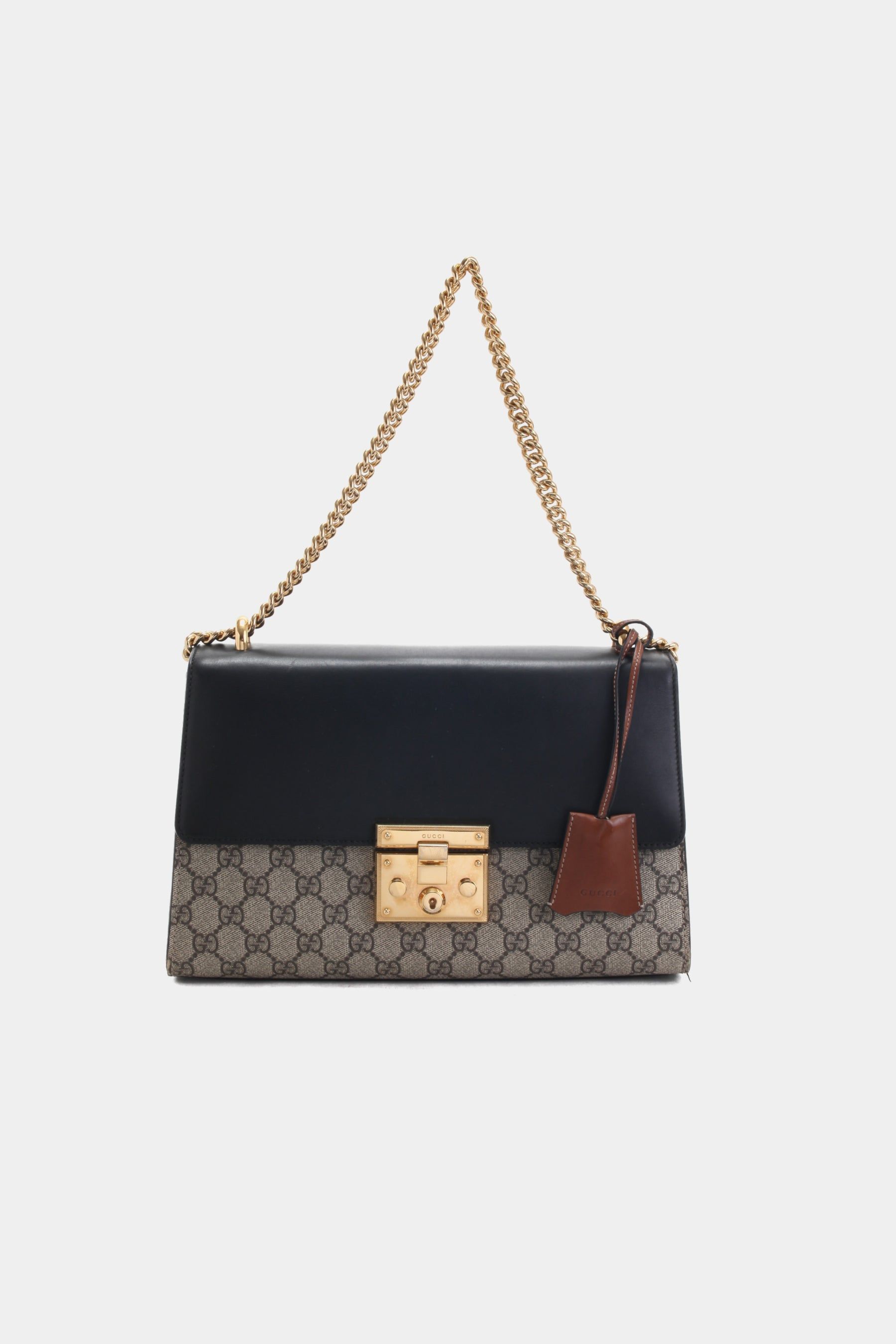 GG Supreme Padlock Shoulder Bag sold by Lord & Taylor