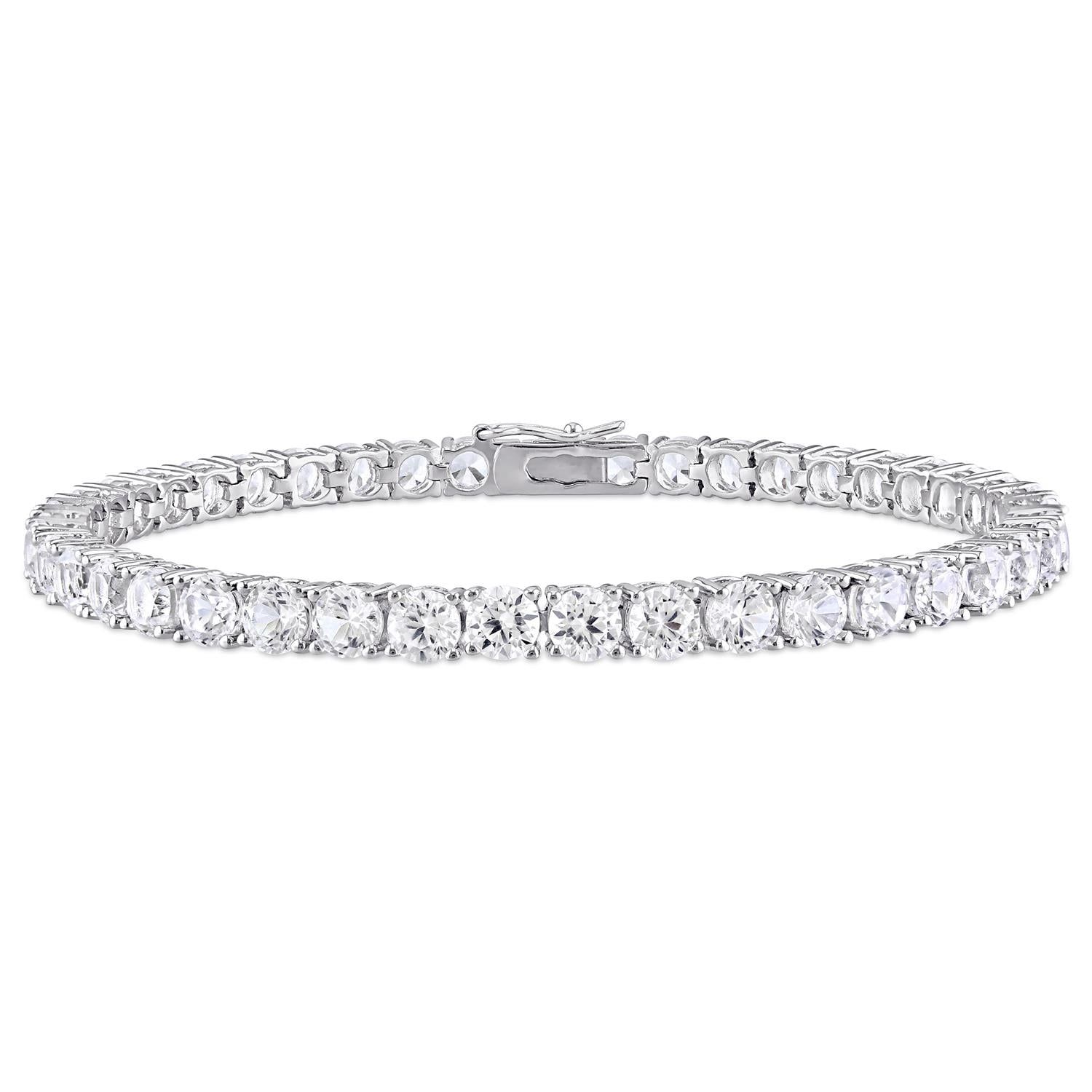 Lab-Created White Sapphire Bracelet sold by Lord & Taylor product image thumbnail 4