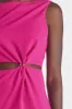Gold Ring Detail Sleeveless Midi Dress sold by Lord & Taylor