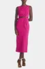 Gold Ring Detail Sleeveless Midi Dress sold by Lord & Taylor