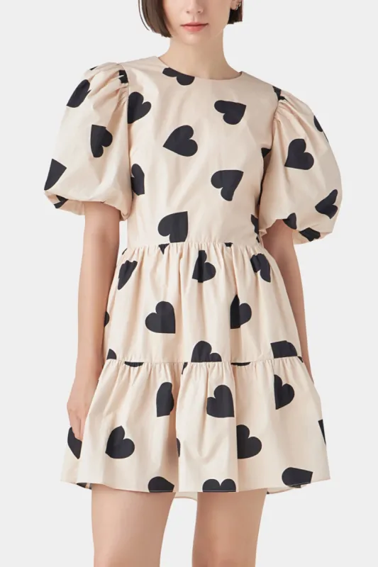 Heart Shape Back Cut out Mini Dress sold by Lord & Taylor