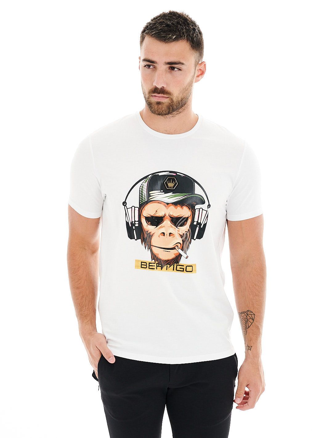 Monkey DJ Graphic T-Shirt sold by Lord & Taylor product image thumbnail 7