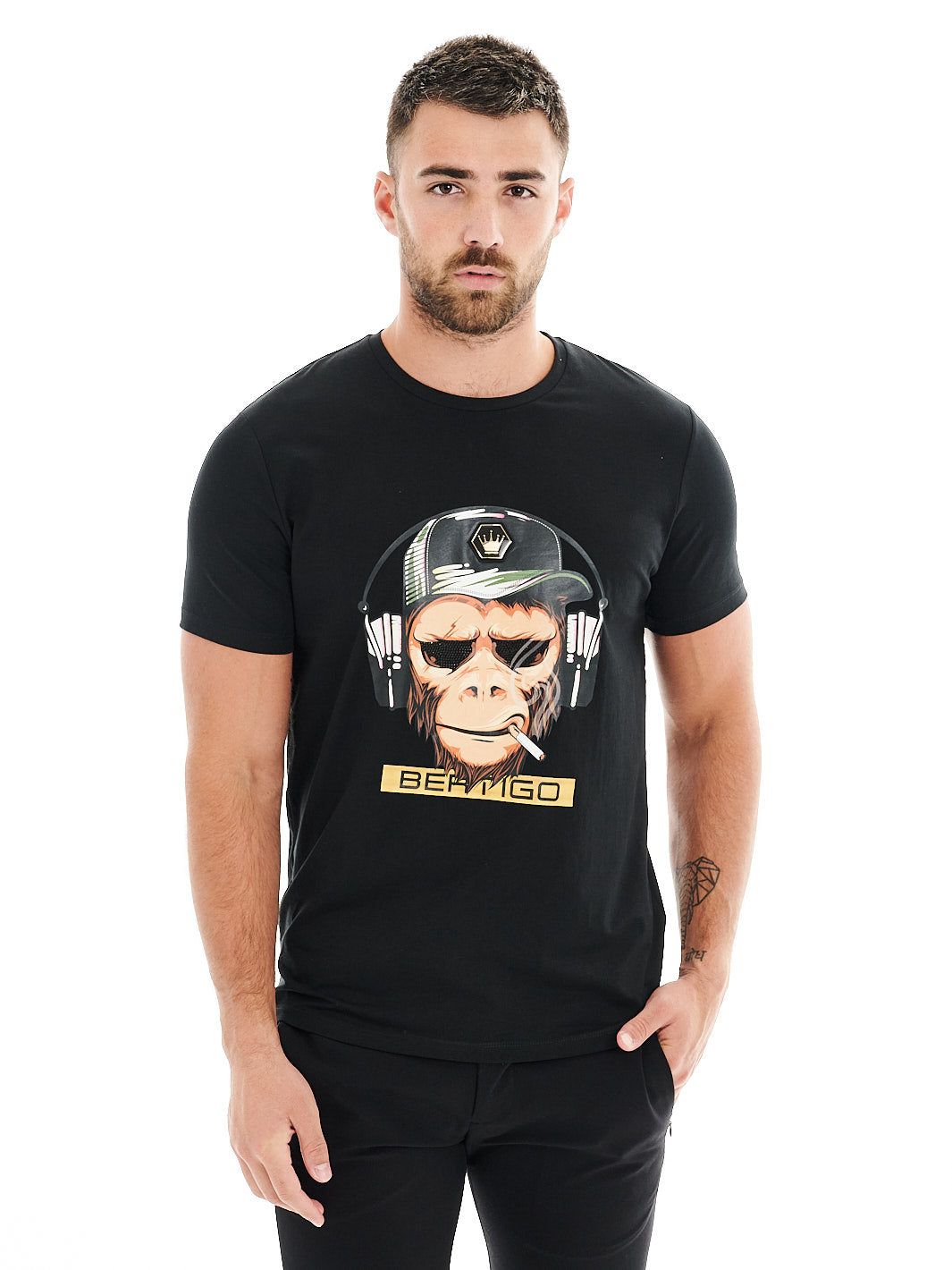 Monkey DJ Graphic T-Shirt sold by Lord & Taylor product image thumbnail 4