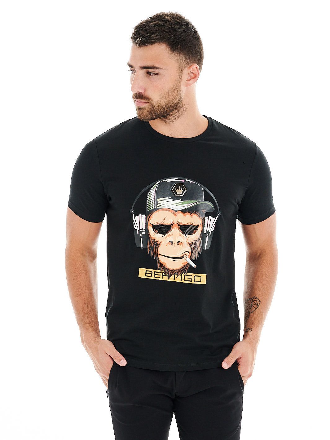 Monkey DJ Graphic T-Shirt sold by Lord & Taylor product image thumbnail 2