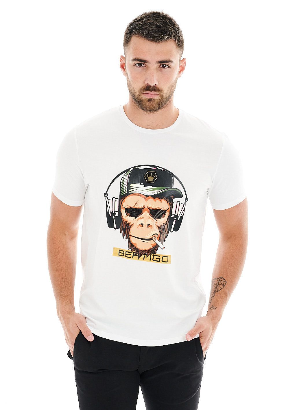 Monkey DJ Graphic T-Shirt sold by Lord & Taylor product image thumbnail 5