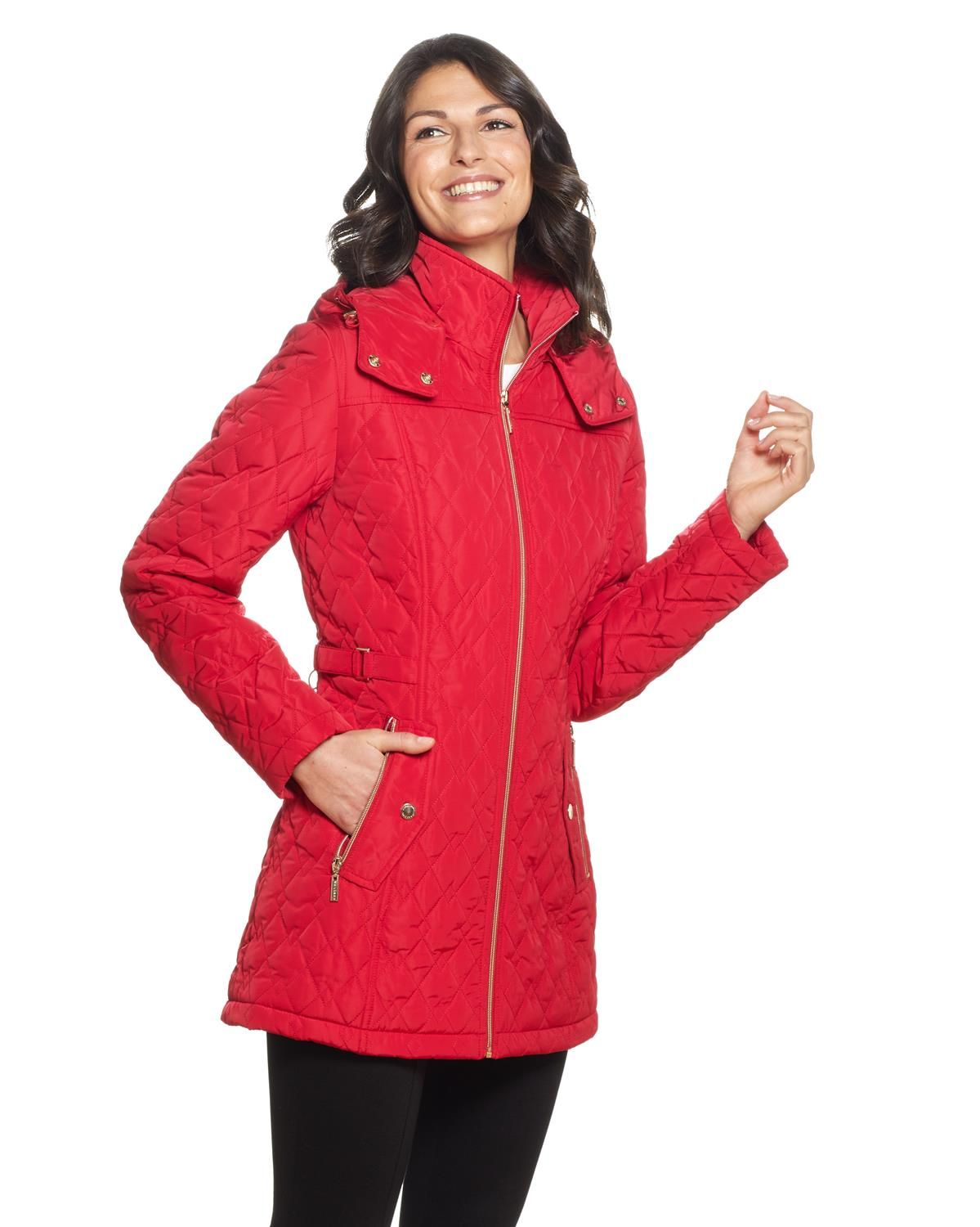 Long Multi Quilt Coat sold by Lord & Taylor product image thumbnail 3