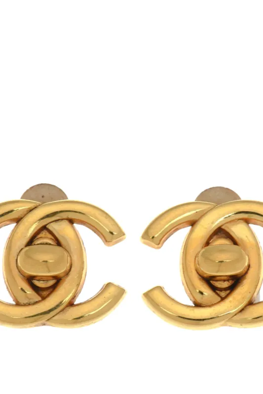 CC Logo Clip On Earrings sold by Lord & Taylor