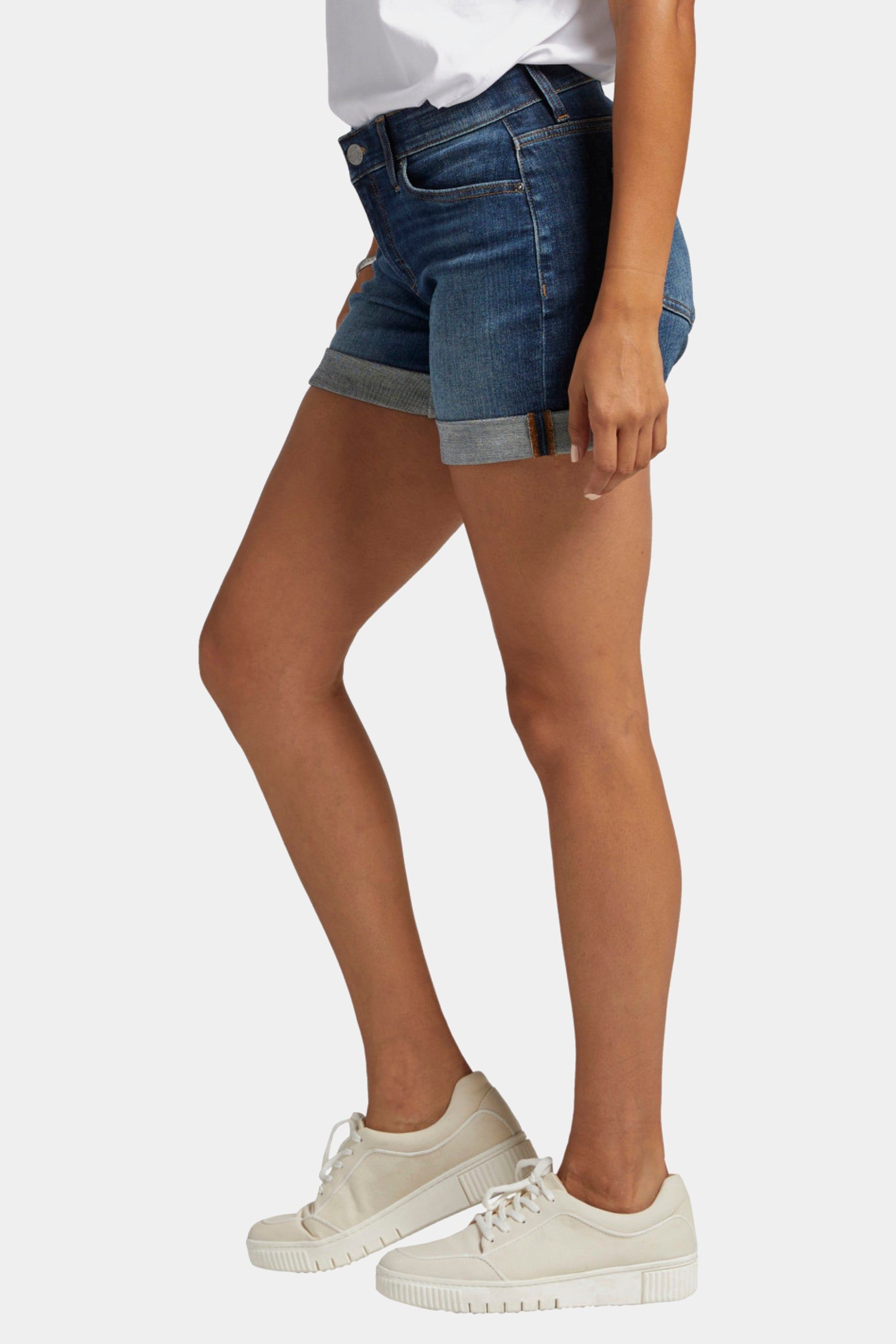 Alex Mid Rise 4-Inch Boyfriend Shorts sold by Lord & Taylor product image thumbnail 3