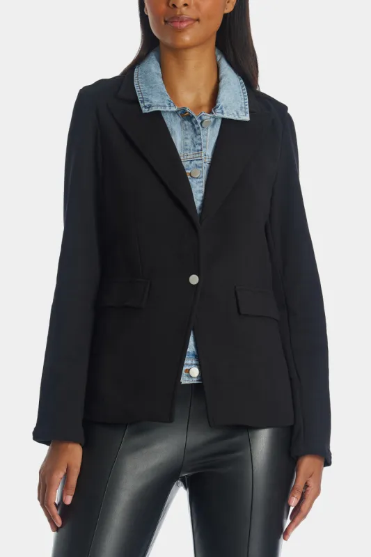 Helen Blazer with Removable Denim Insert sold by Lord & Taylor