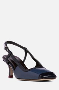 Leather Kitten Heel Slingback Pump sold by Lord & Taylor