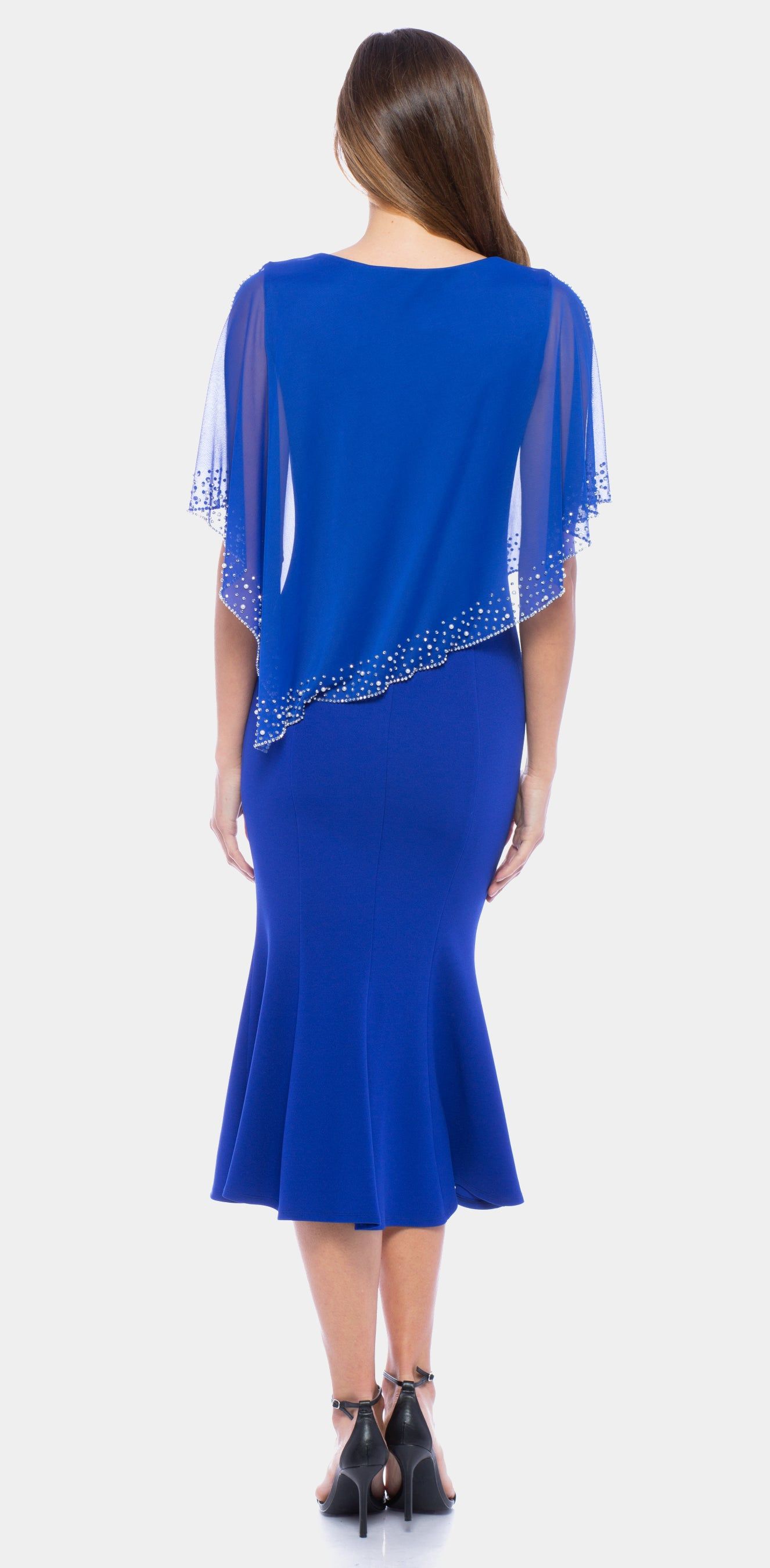 Caplet Midi Crepe Dress sold by Lord & Taylor product image thumbnail 3