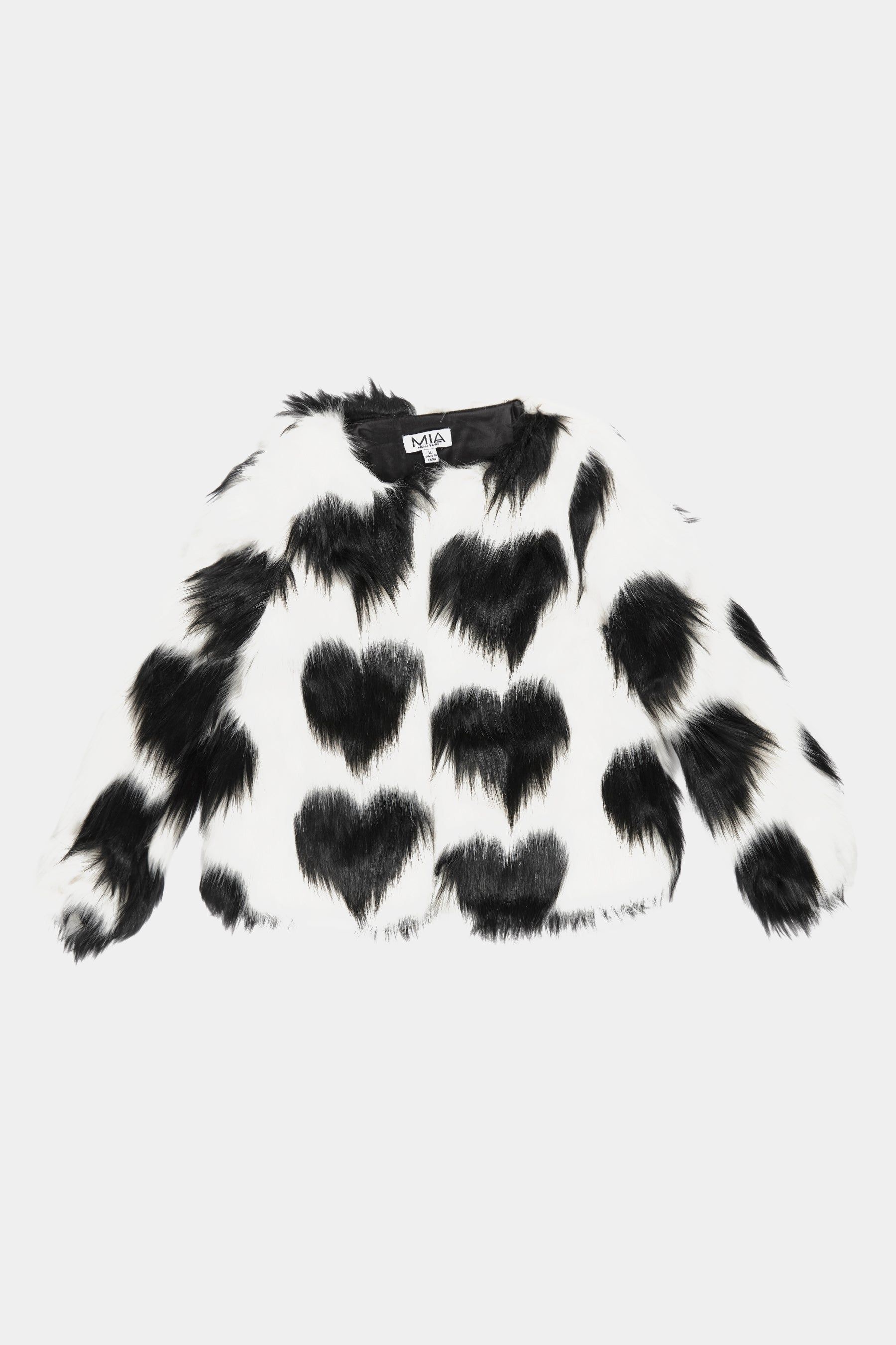 Girls Heart Fur Jacket sold by Lord & Taylor