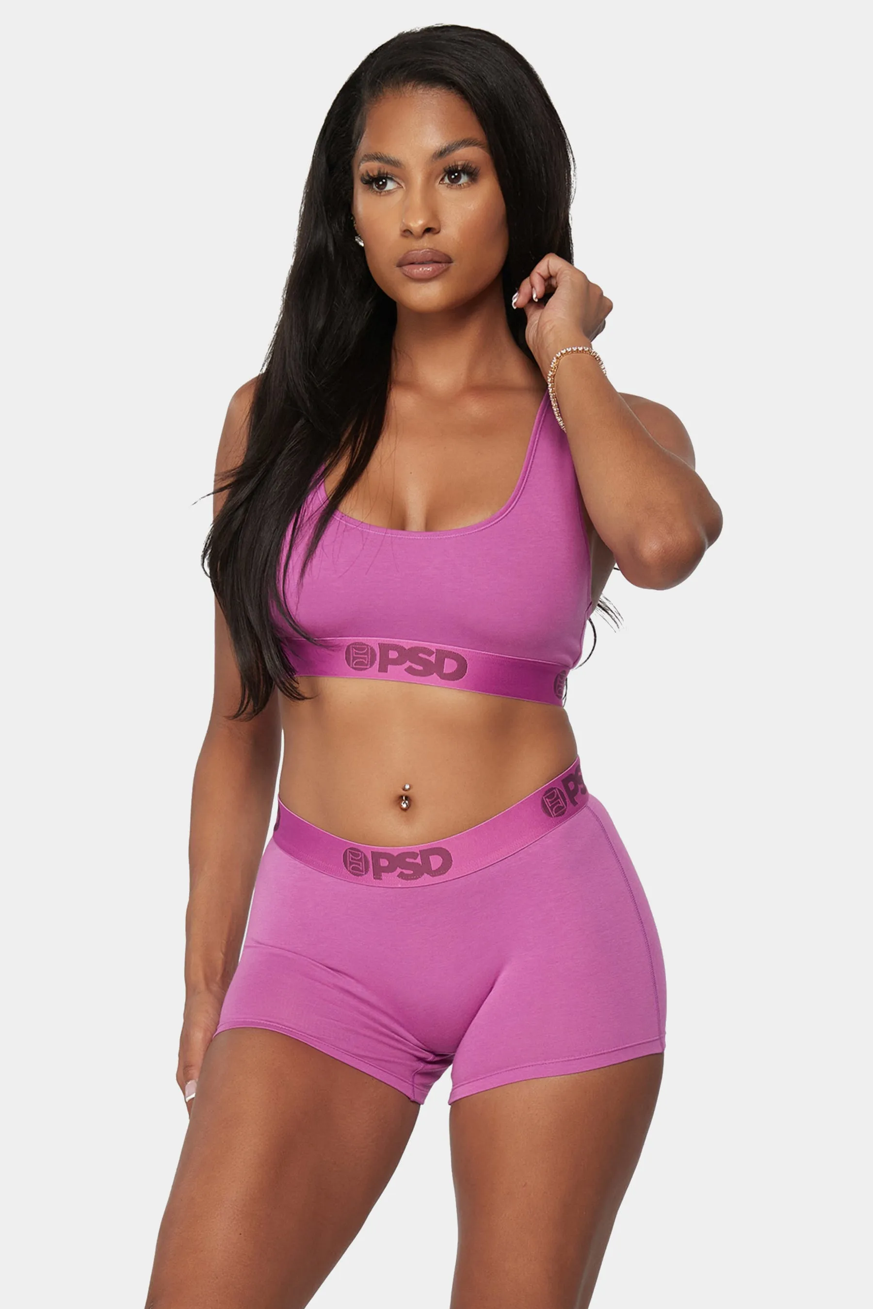 Modal Solids Sports Bra 3-Pack sold by Lord & Taylor product image thumbnail 3