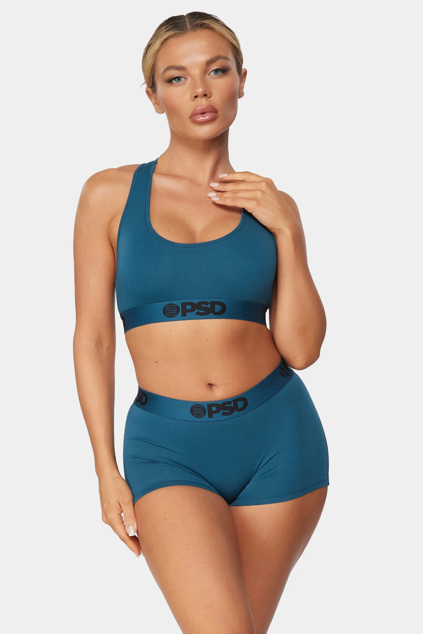 Modal Solids Sports Bra 3-Pack sold by Lord & Taylor product image thumbnail 4