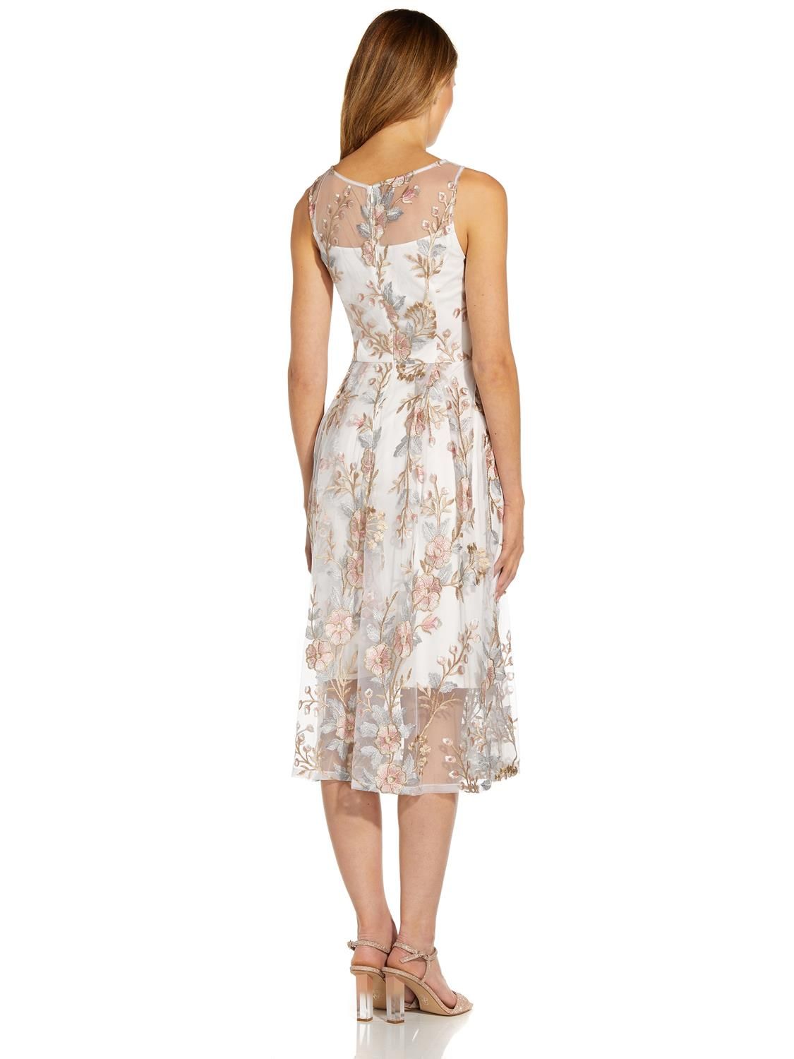 Floral Embroidery Flared Dress sold by Lord & Taylor product image thumbnail 2
