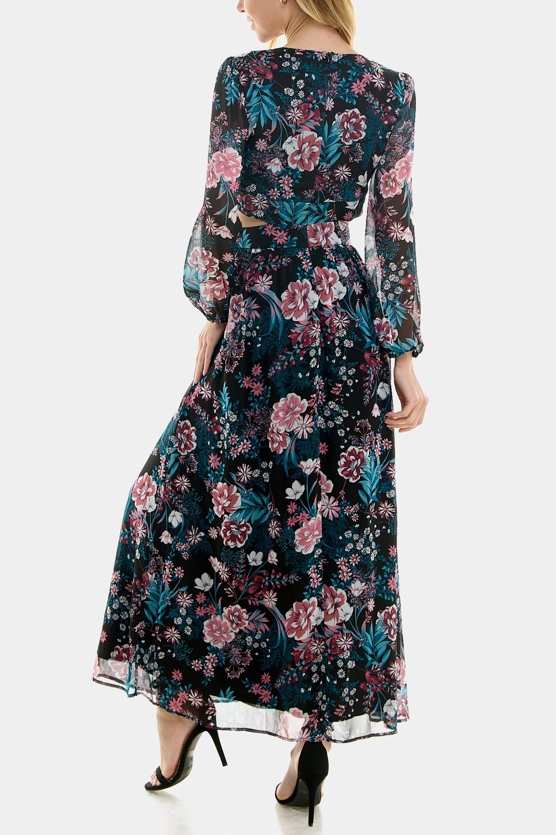 Long Sleeves Maxi Dress sold by Lord & Taylor product image thumbnail 2