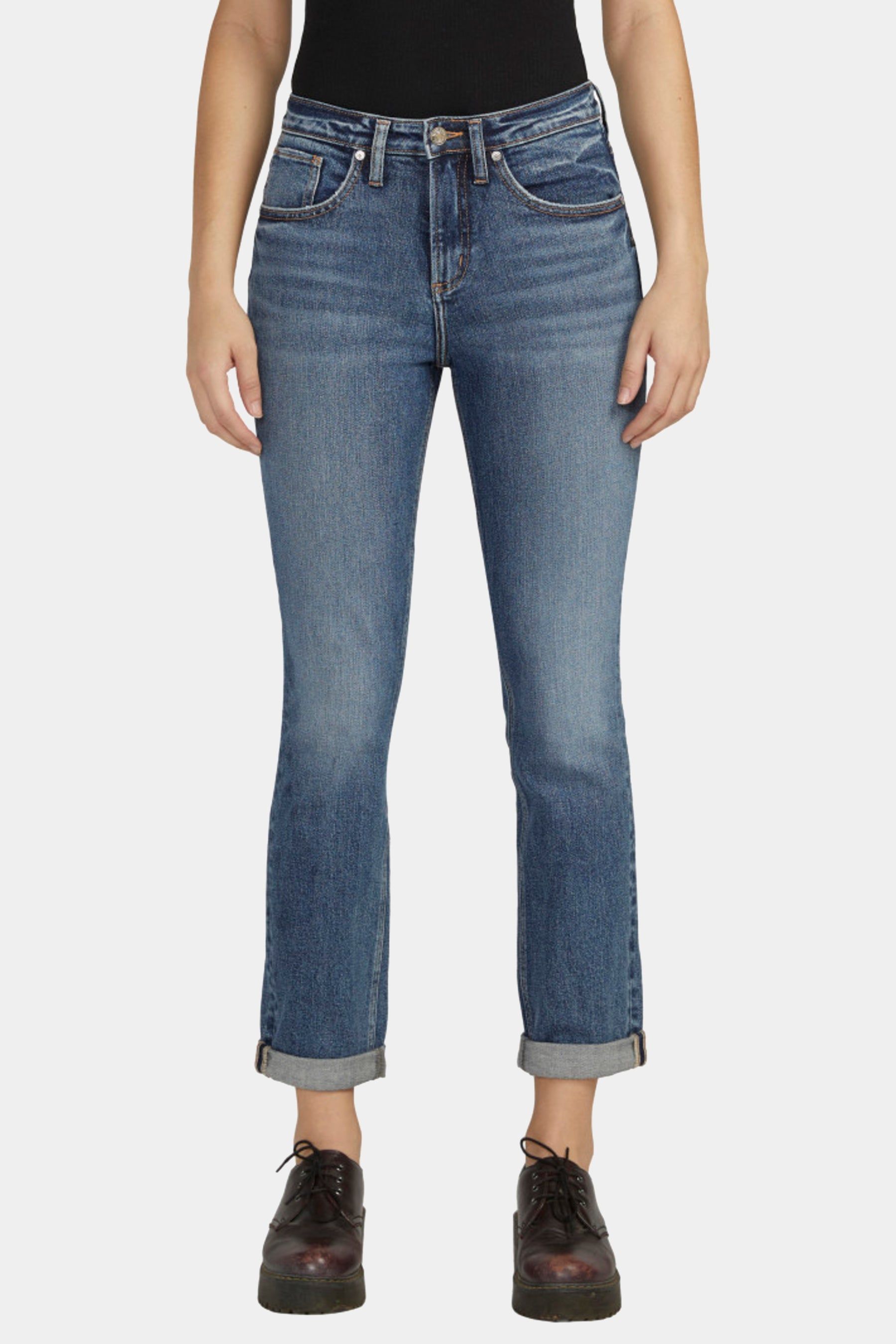 Beau High Rise Slim Leg Jeans sold by Lord & Taylor