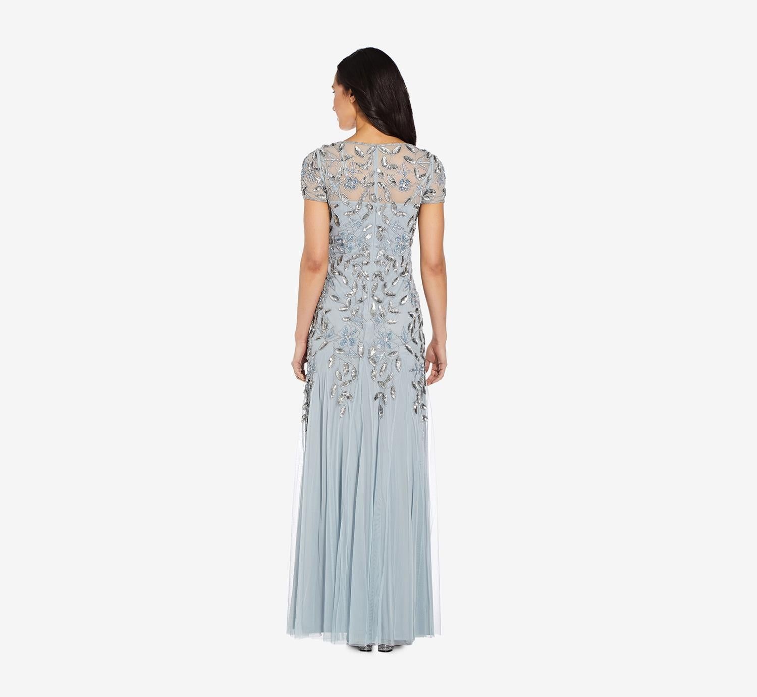 Short Sleeve Beaded Gown sold by Lord & Taylor product image thumbnail 2