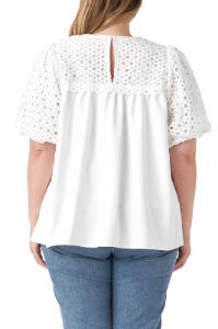 Flounced Eyelet Top sold by Lord & Taylor