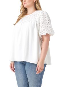 Flounced Eyelet Top sold by Lord & Taylor