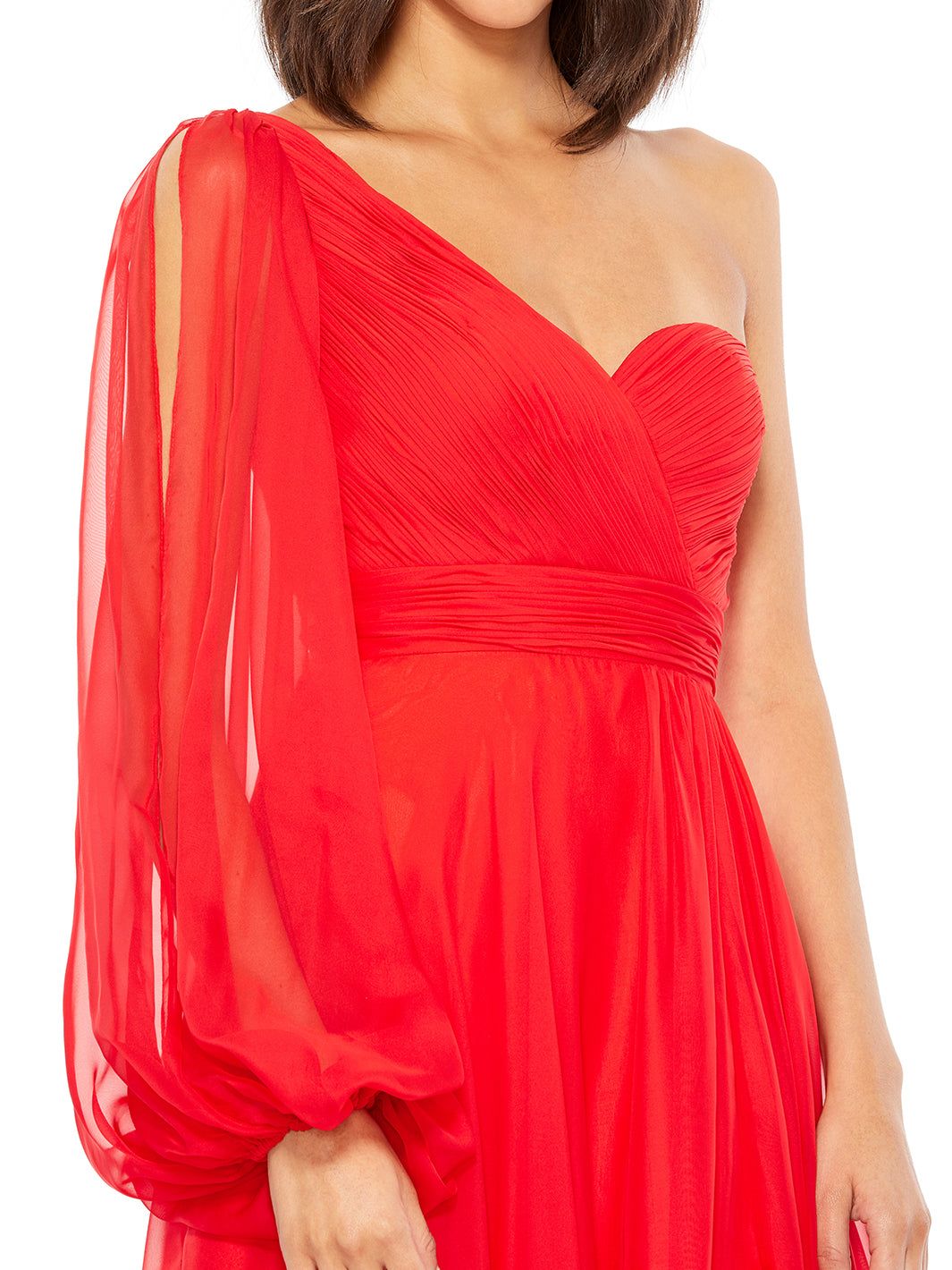 Off Shoulder Chiffon A-Line Gown sold by Lord & Taylor product image thumbnail 3
