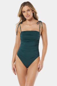 Shirred One Piece Swimsuit sold by Lord & Taylor