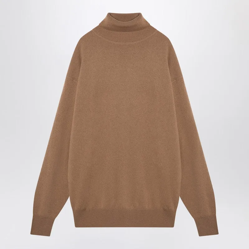 Dries Van Noten Beige cashmere turtleneck jumper sold by Lord & Taylor