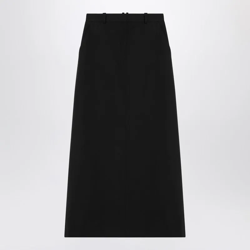 The Row Black wool Roux skirt sold by Lord & Taylor