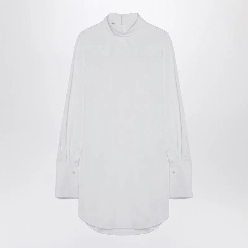 Dries Van Noten White popeline turtleneck shirt sold by Lord & Taylor