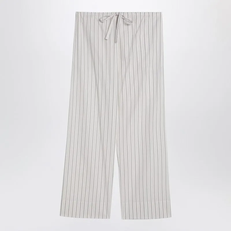 The Row Hypnosta trousers in white with stripes sold by Lord & Taylor
