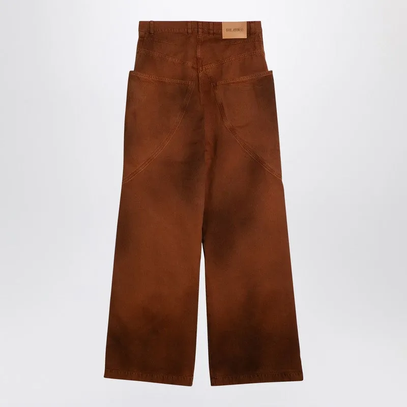 The Attico Brown shaded baggy jeans sold by Lord & Taylor product image thumbnail 2