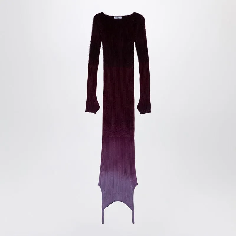 The Attico Purple/burgundy convertible dress in nylon blend sold by Lord & Taylor