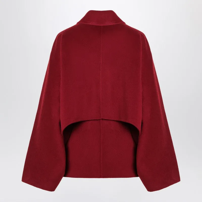 Loulou Studio Camila jacket in burgundy wool sold by Lord & Taylor product image thumbnail 2