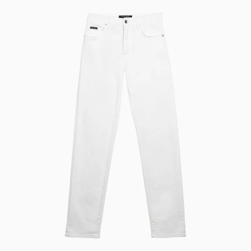 Dolce & Gabbana Dolce&Gabbana Regular white cotton pants sold by Lord & Taylor