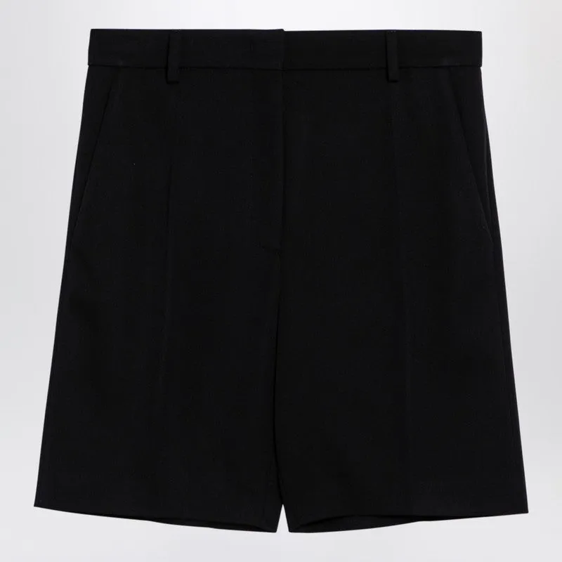 Valentino Black wool bermuda shorts sold by Lord & Taylor